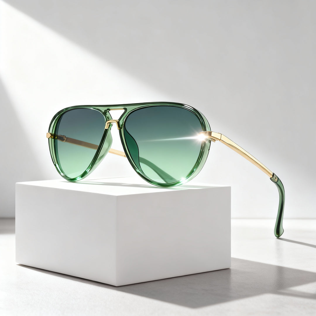 Carmine Aviator Shades