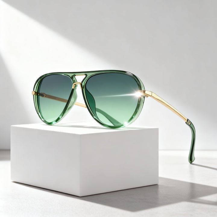 Carmine Aviator Shades