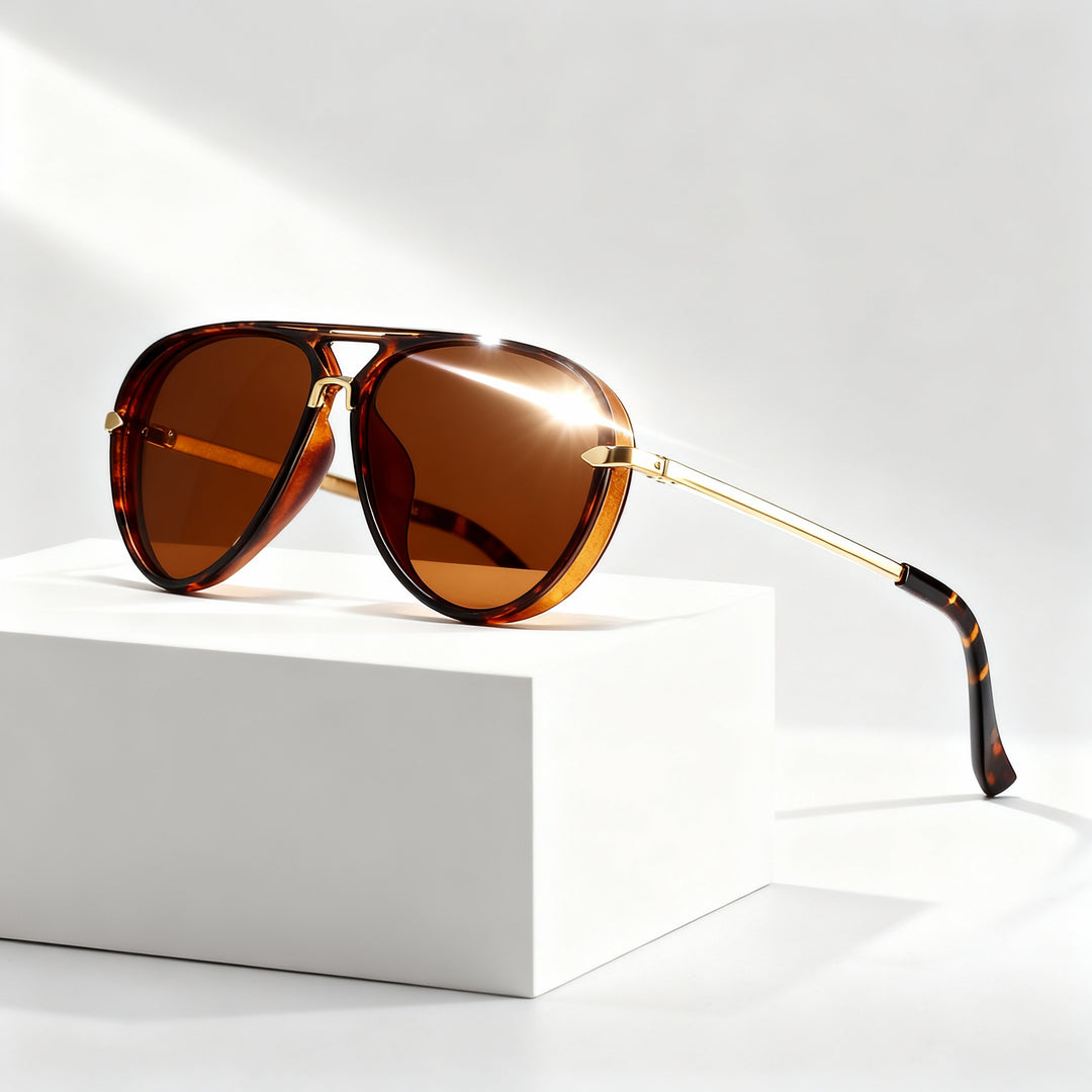 Carmine Aviator Shades