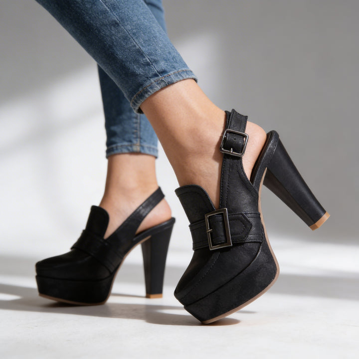 Victoria Slingback Heels