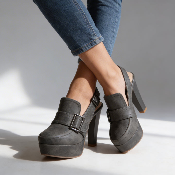 Victoria Slingback Heels