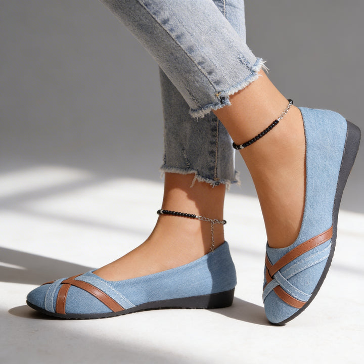 Tessa Canvas Soft Flats