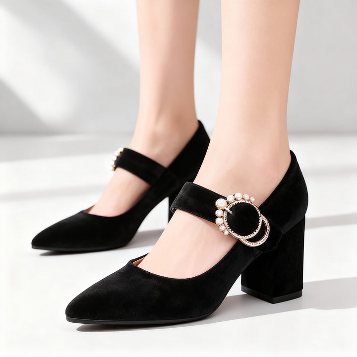 Clarissa Velvet Heels
