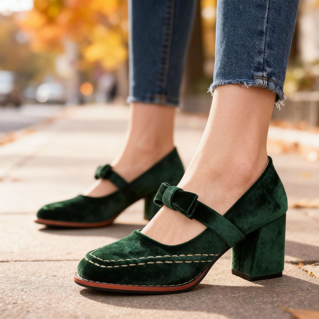 Alessia Velvet Loafers