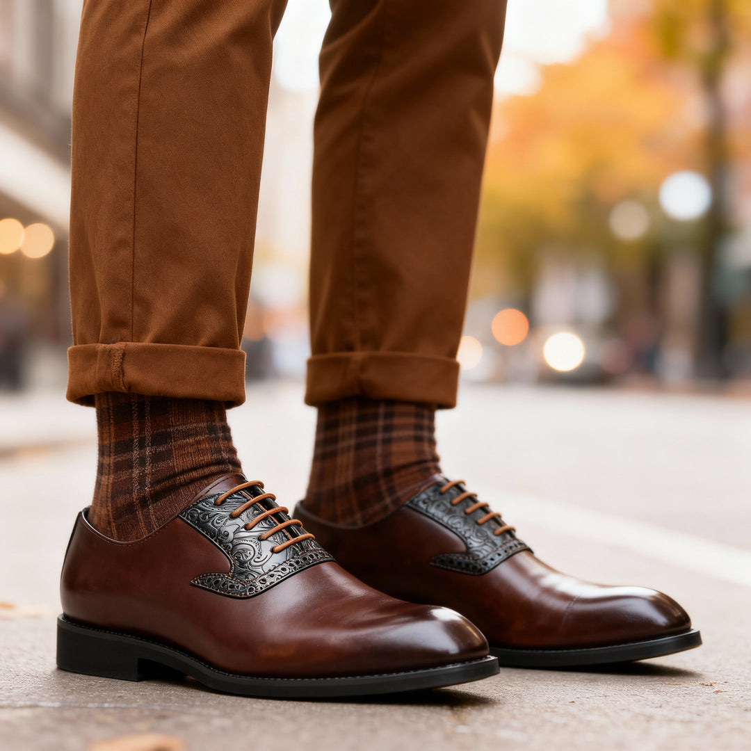 Theodore Engraved Derbies