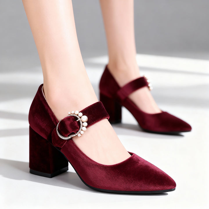Clarissa Velvet Heels