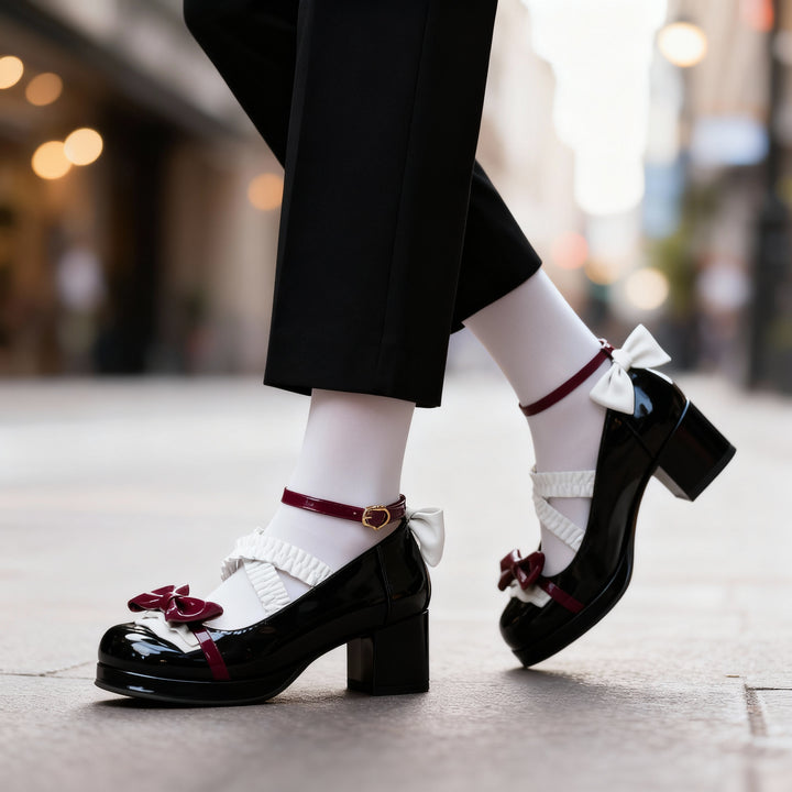 Delilah Mary Bow Heels