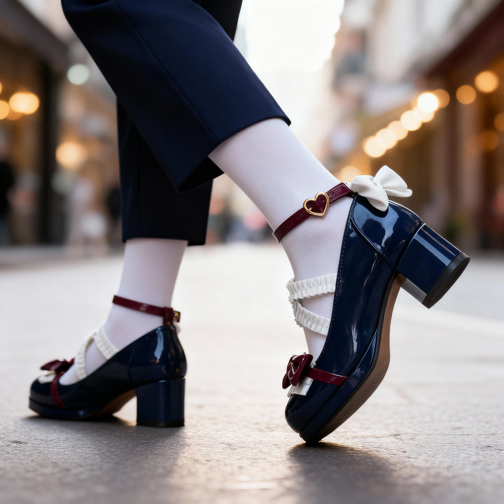 Delilah Mary Bow Heels