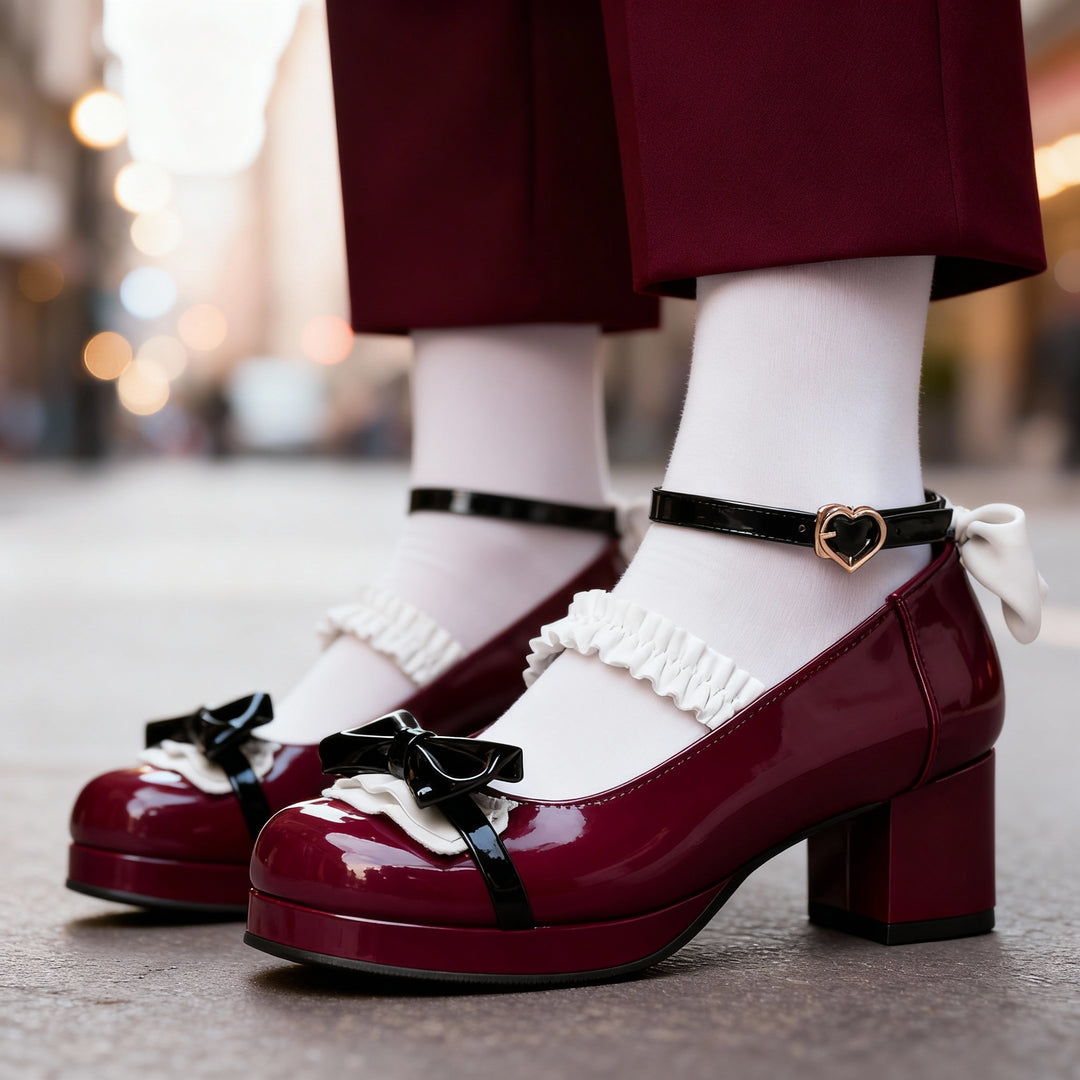 Delilah Mary Bow Heels