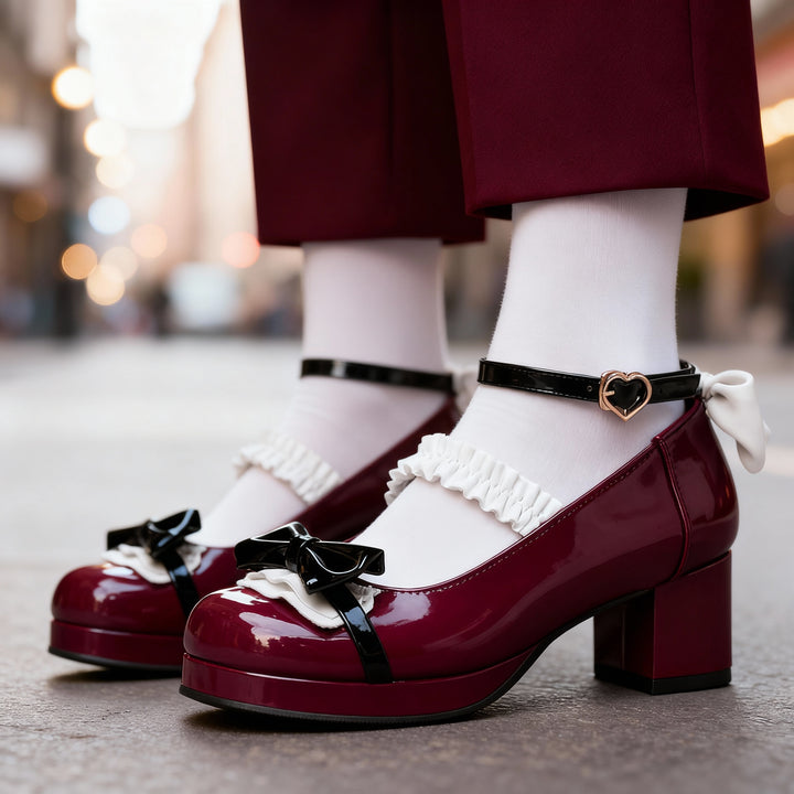 Delilah Mary Bow Heels