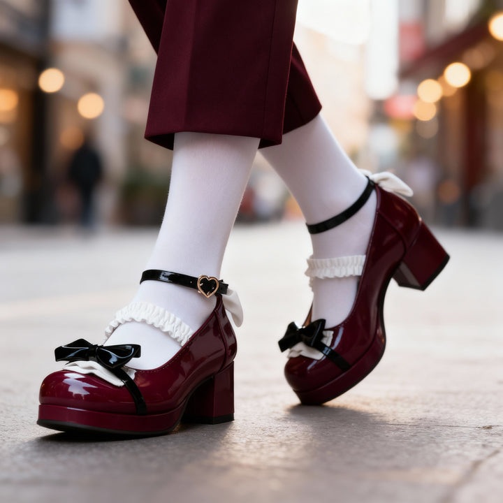 Delilah Mary Bow Heels