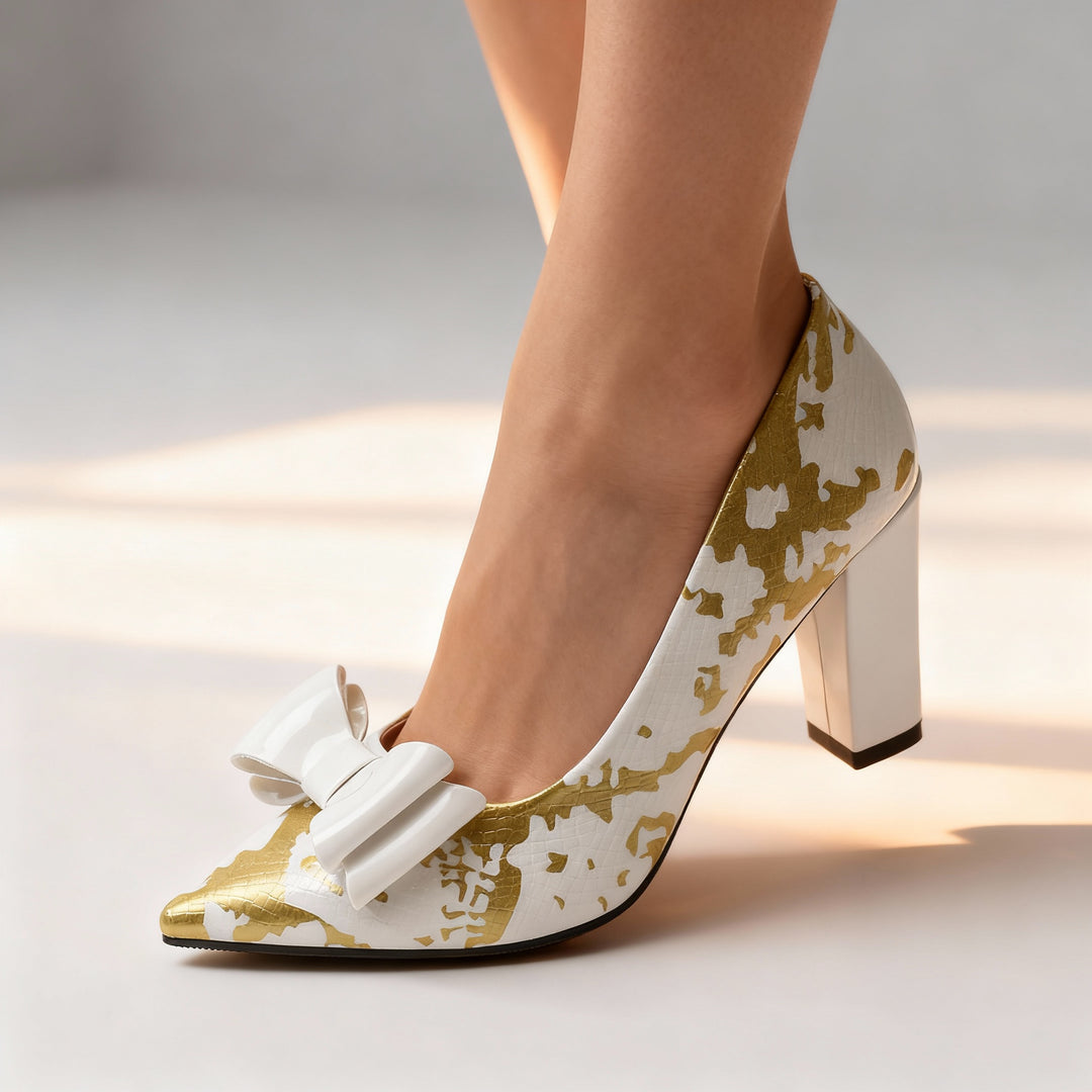 Vanessa Bow Point Heels