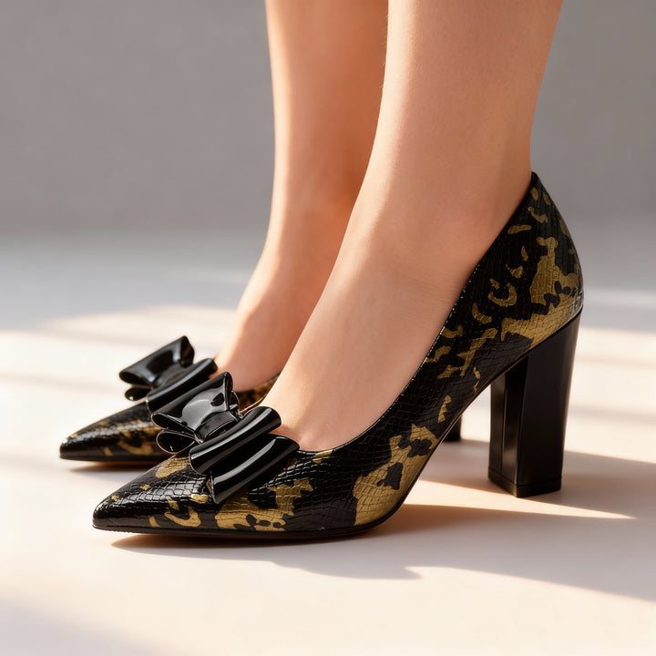 Vanessa Bow Point Heels