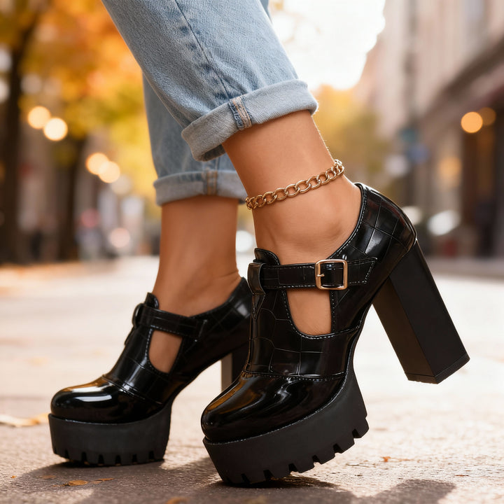 Andrea Block Heels