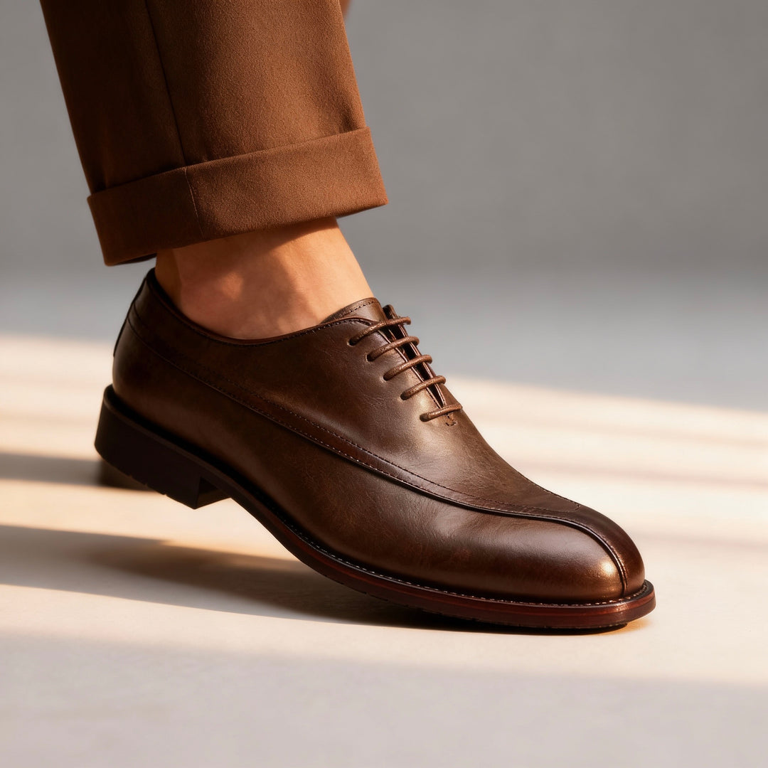 Goldman Apron-Toe Oxfords