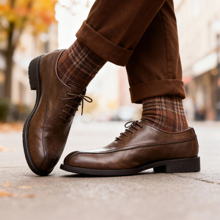 Goldman Apron-Toe Oxfords