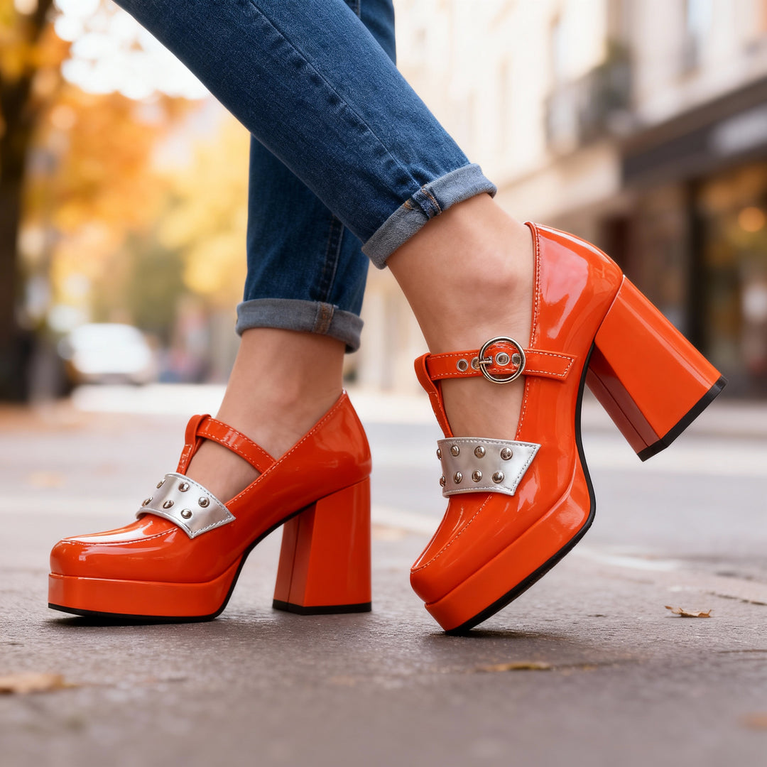 Celina Block Heels
