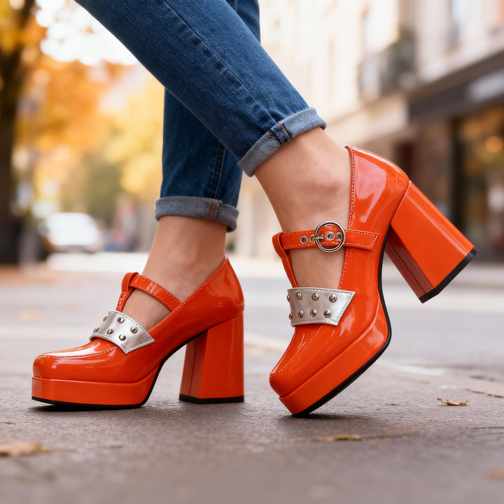 Celina Block Heels