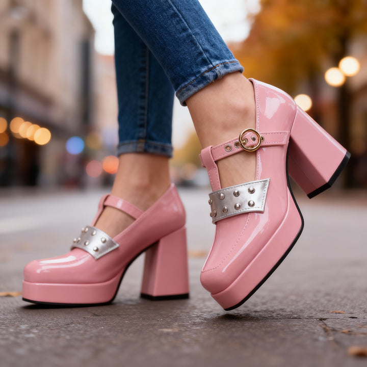 Celina Block Heels