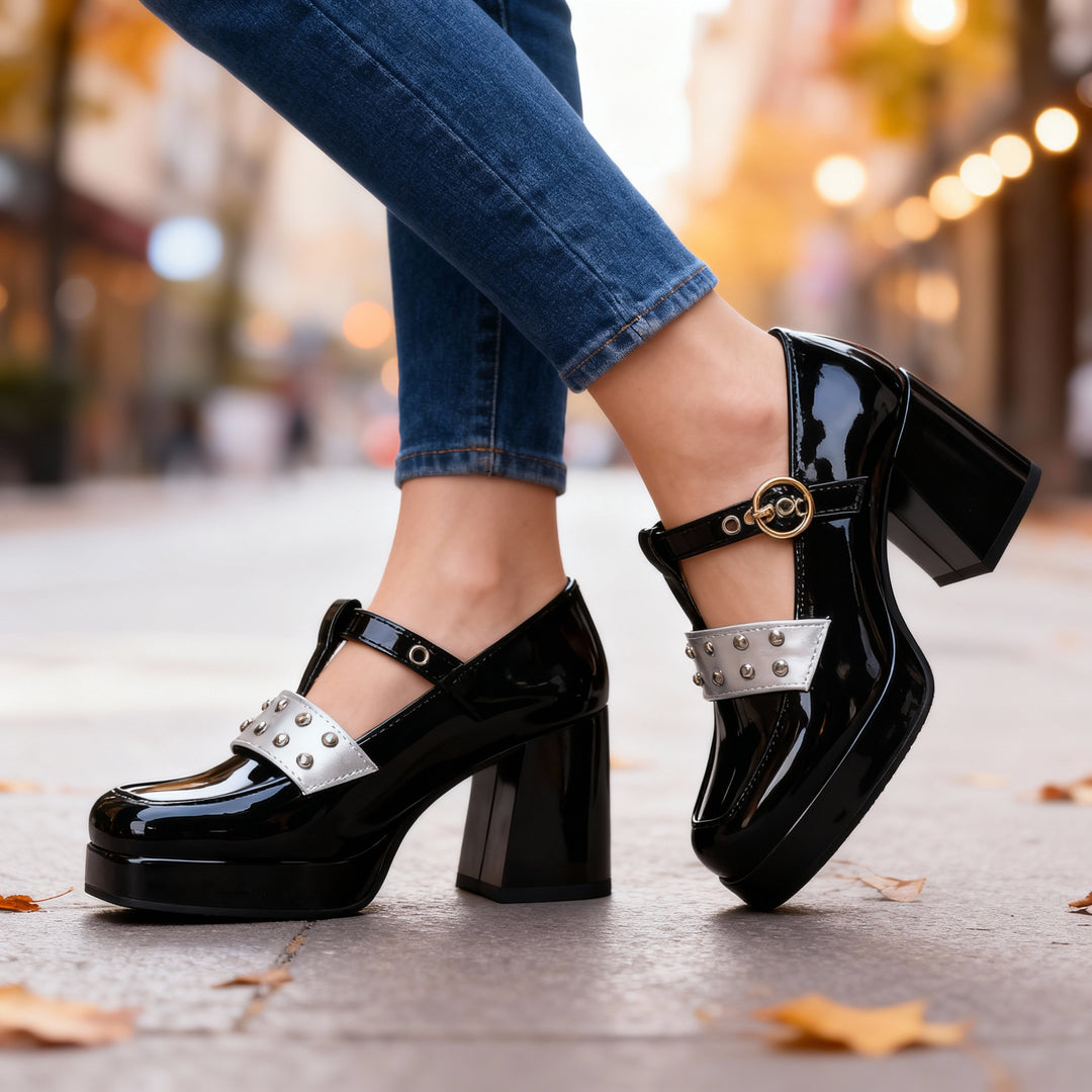 Celina Block Heels