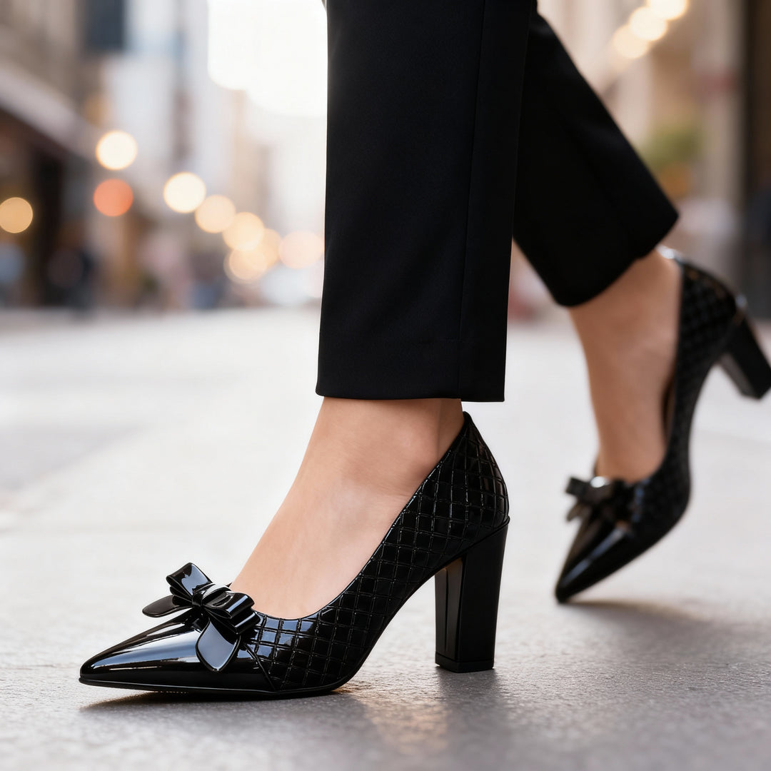 Kristine Bow Point Heels