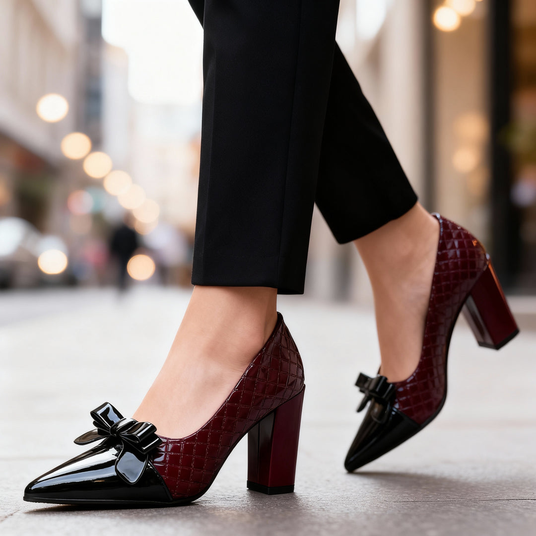 Kristine Bow Point Heels