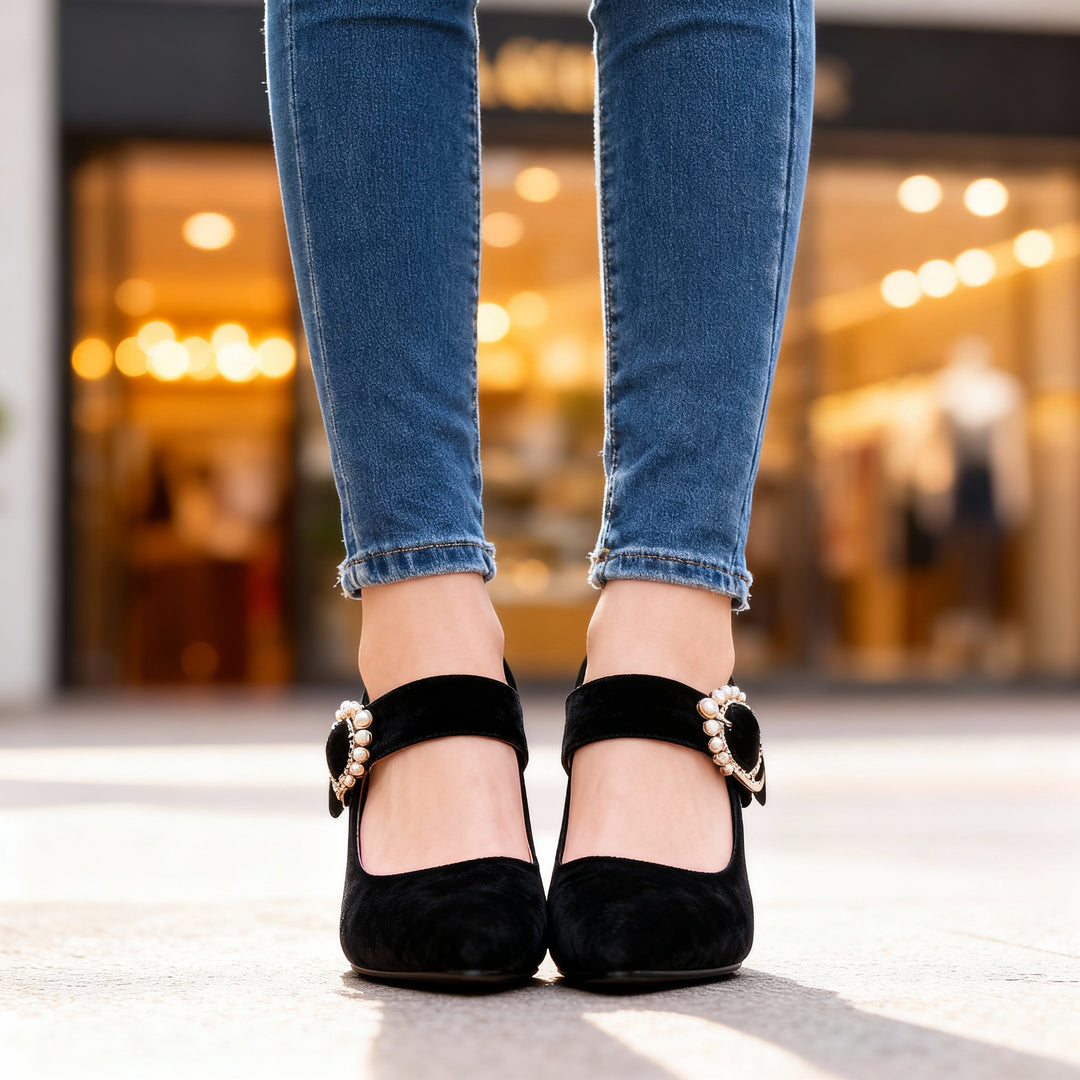 Clarissa Velvet Heels