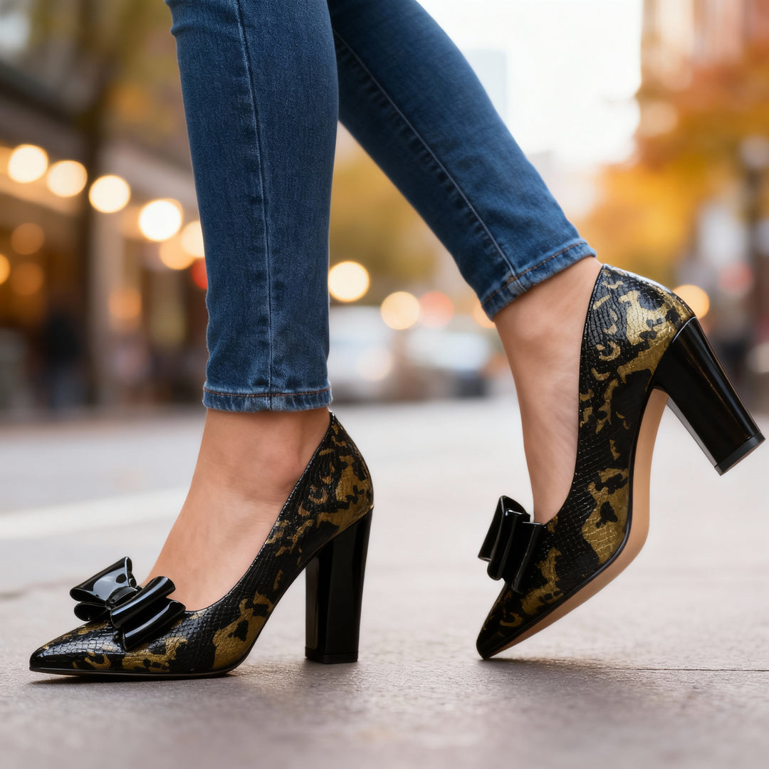Vanessa Bow Point Heels