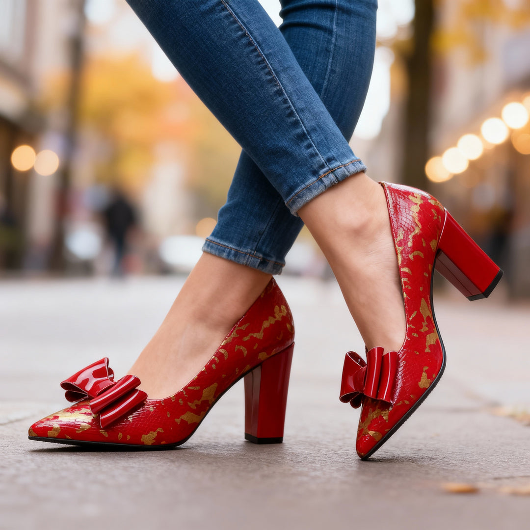 Vanessa Bow Point Heels