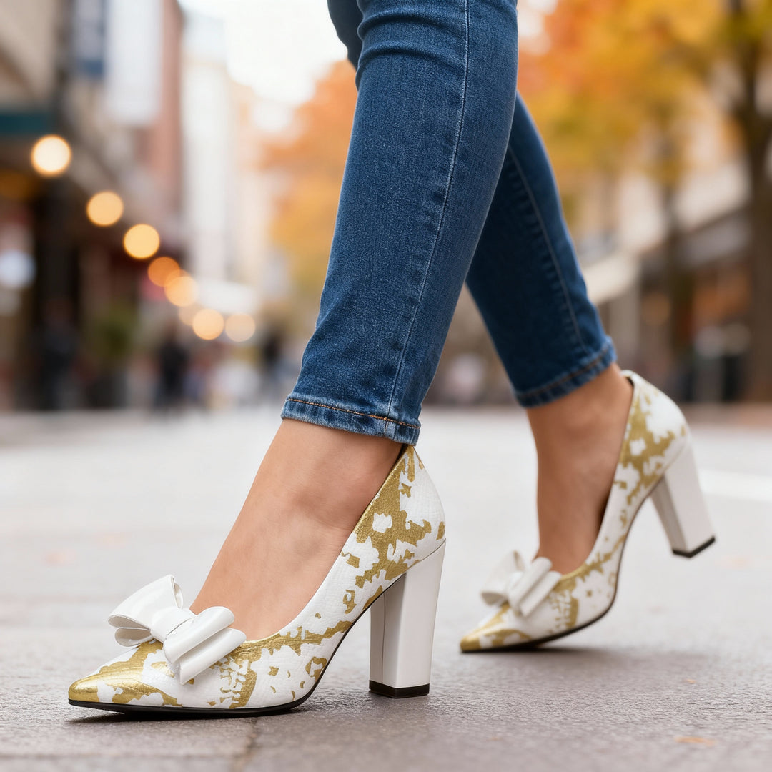 Vanessa Bow Point Heels