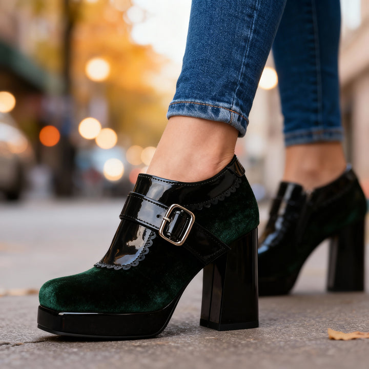 Cinderella Velvet Heels