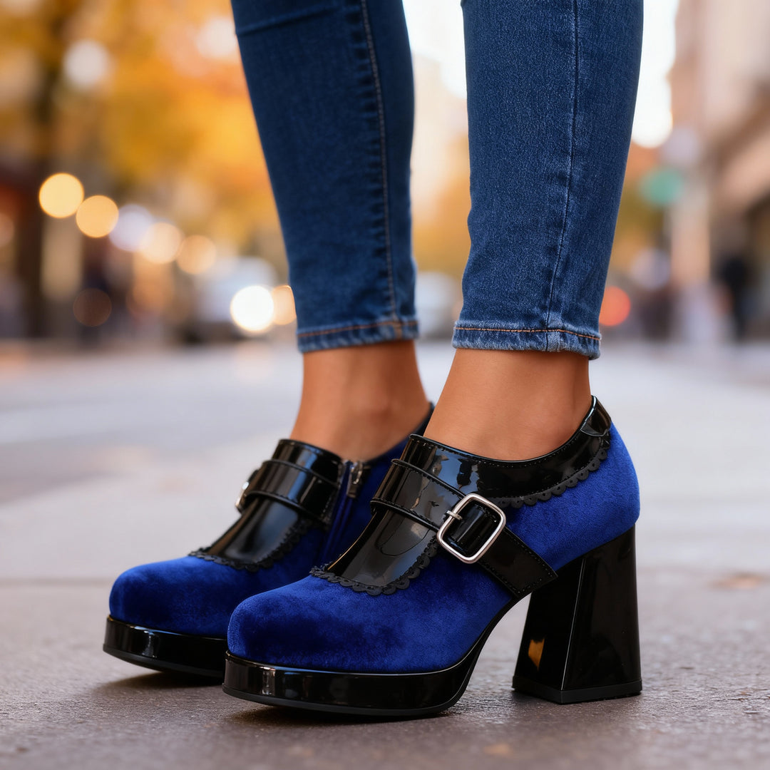 Cinderella Velvet Heels