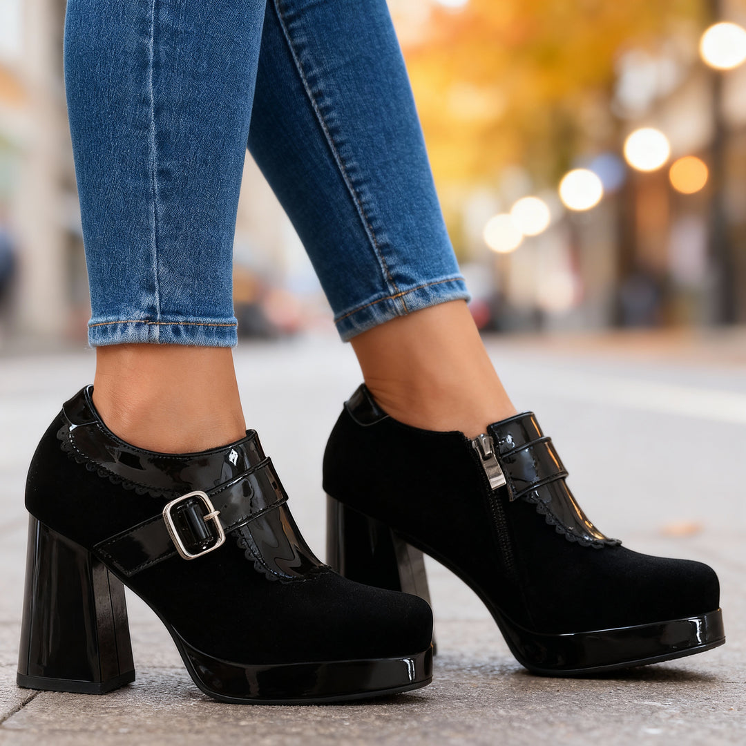 Cinderella Velvet Heels