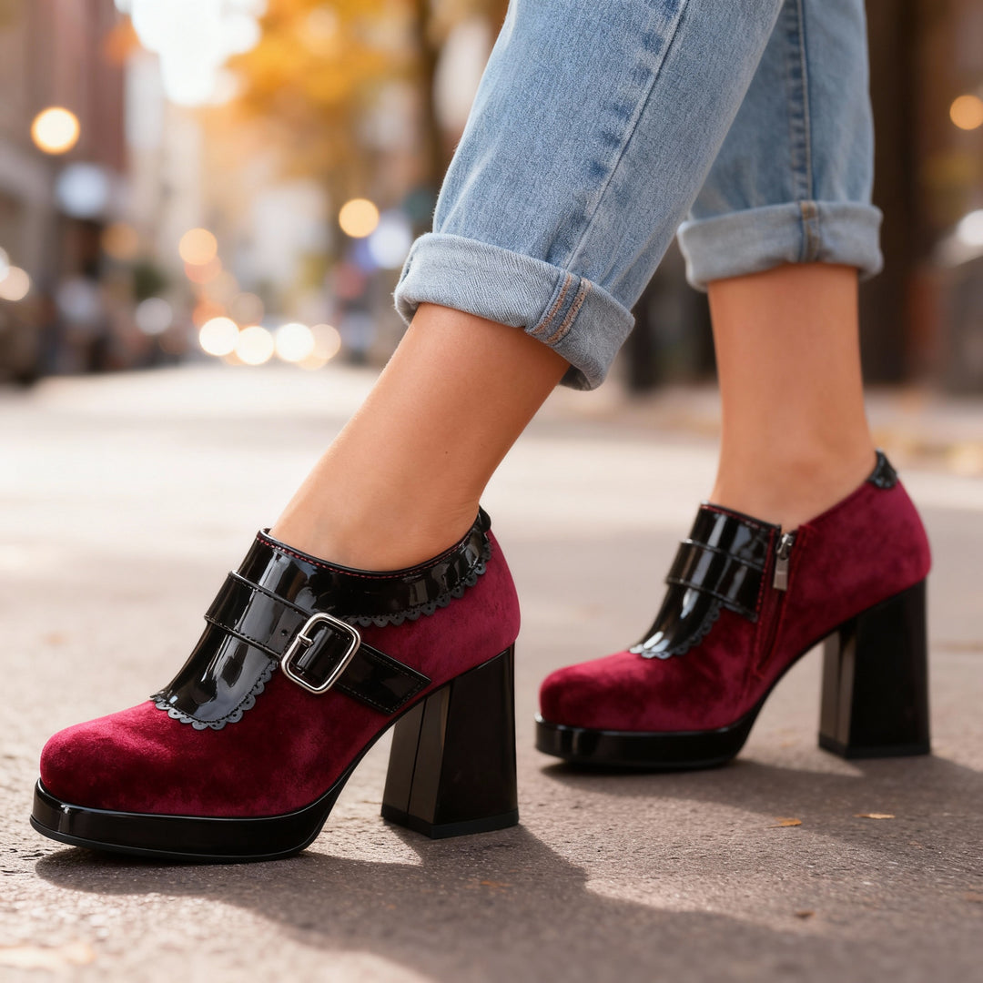 Cinderella Velvet Heels