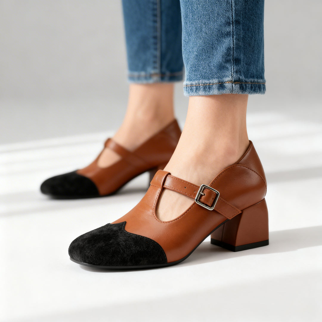 Rosalyn T-Strap Loafers