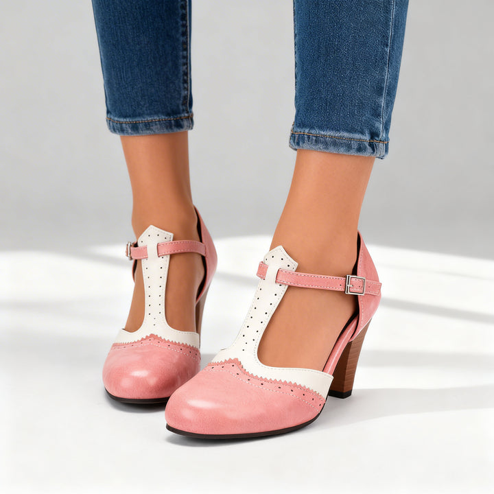 Isabella Brogue Pumps