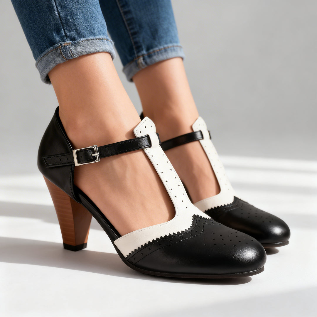 Isabella Brogue Pumps