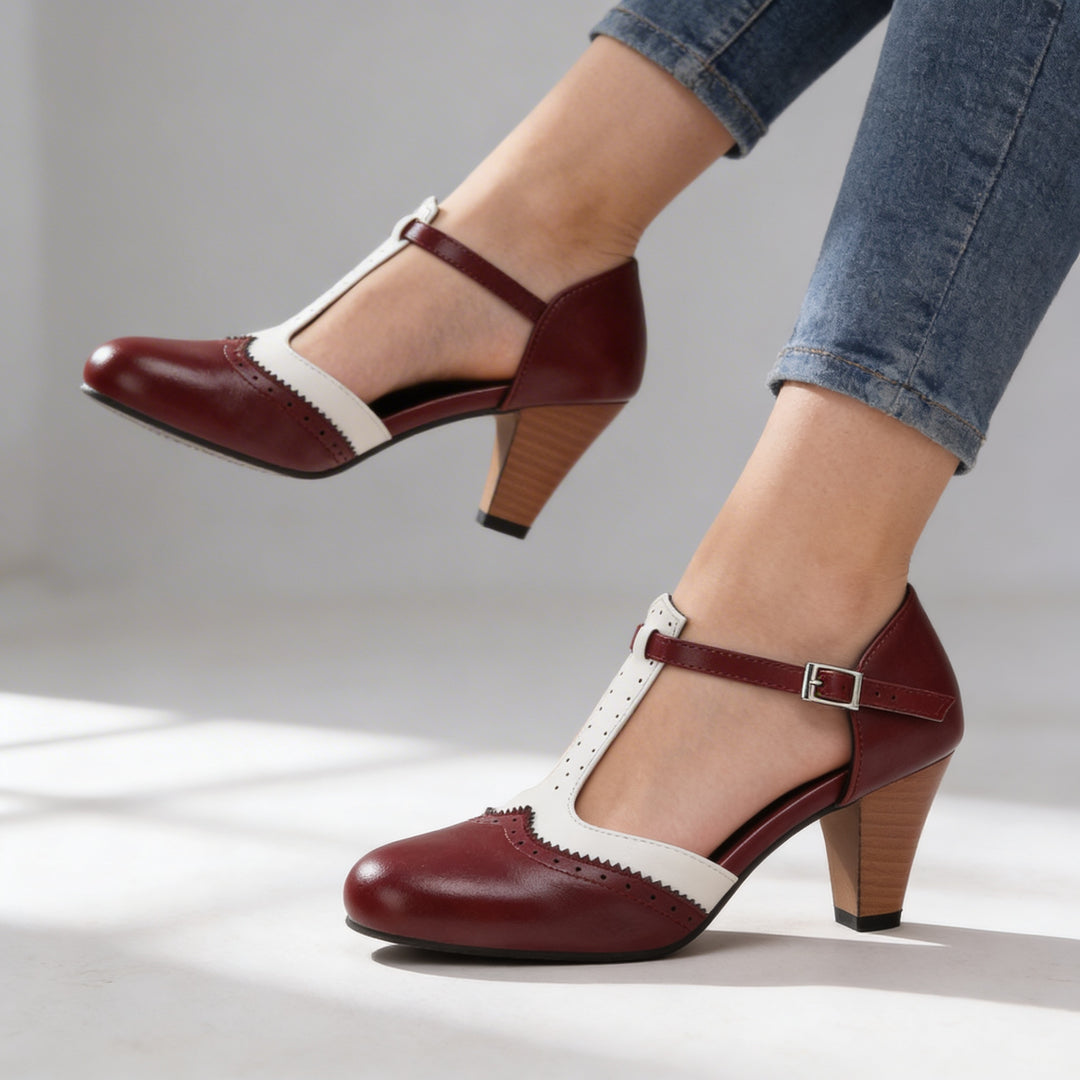 Isabella Brogue Pumps