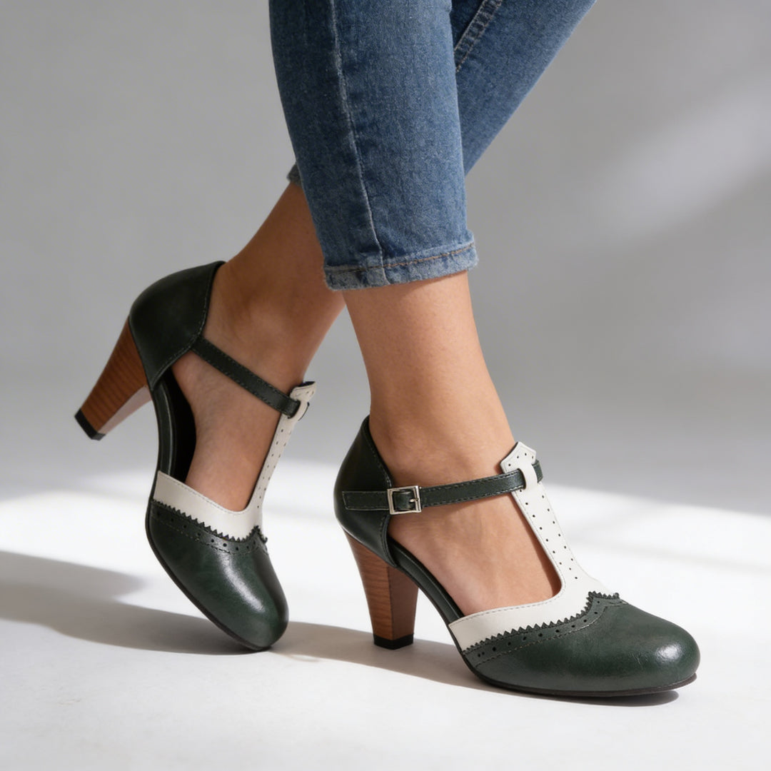 Isabella Brogue Pumps