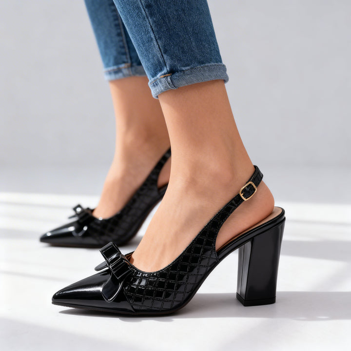 Kristine Bow-Tie Spring Heels