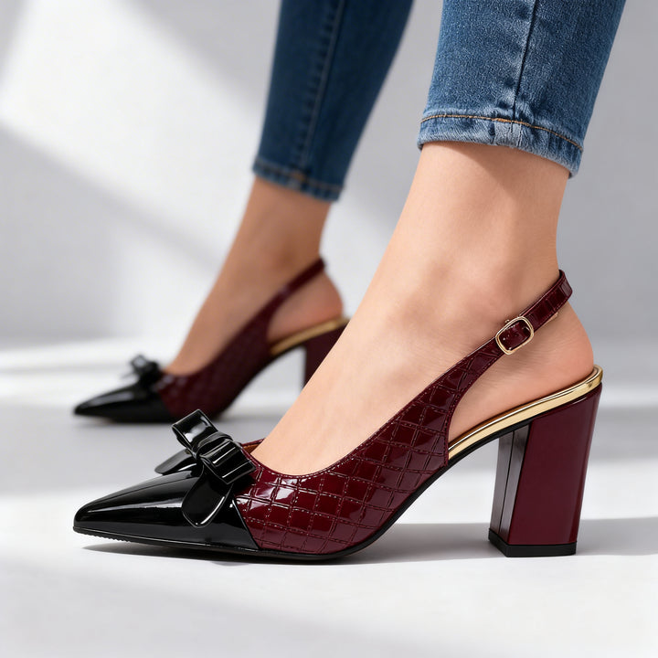 Kristine Bow-Tie Spring Heels