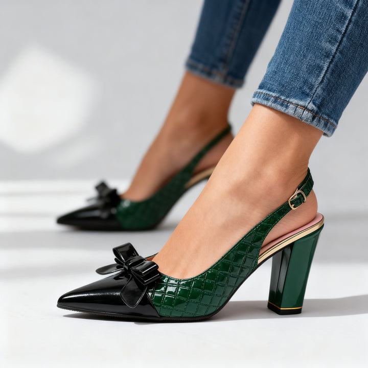 Kristine Bow-Tie Spring Heels