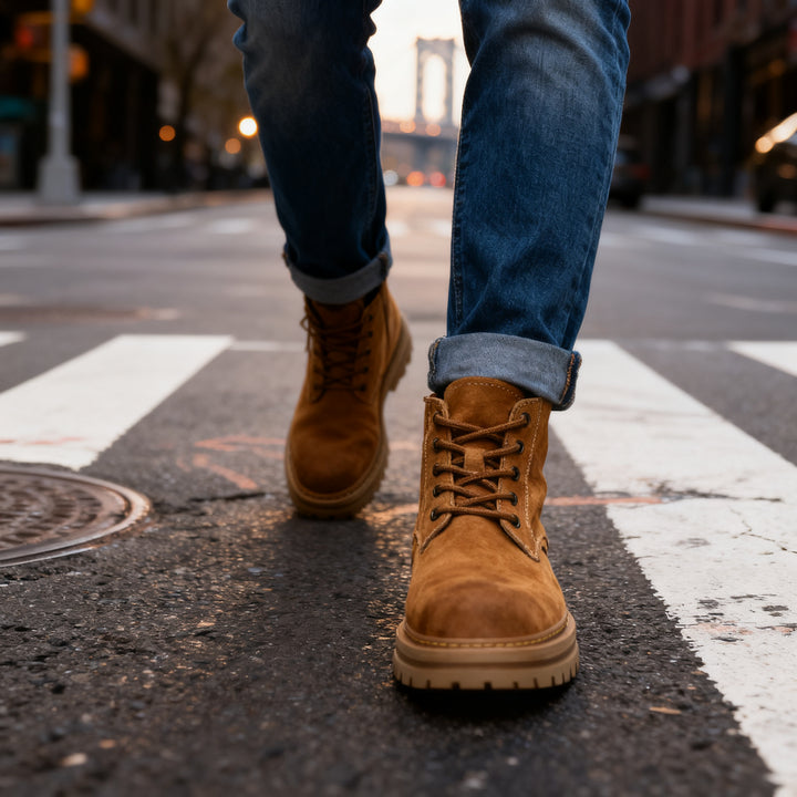 Bronco Leather Chukka Boots