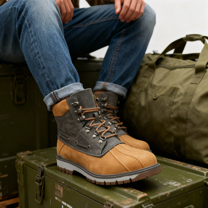 Ridgeback Leather Martin Boots