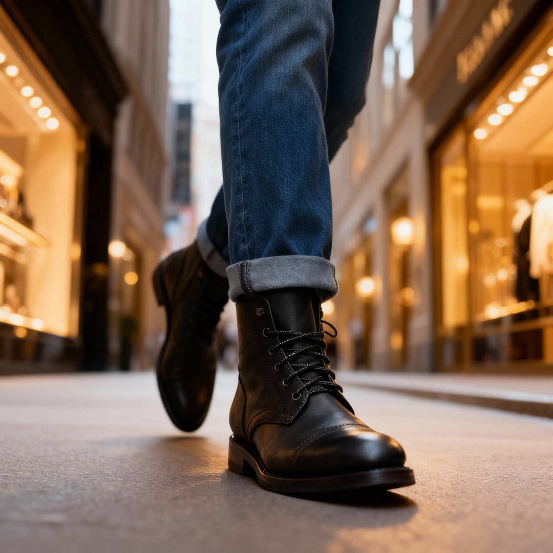 Mustang '05 Cap-Toe Boots