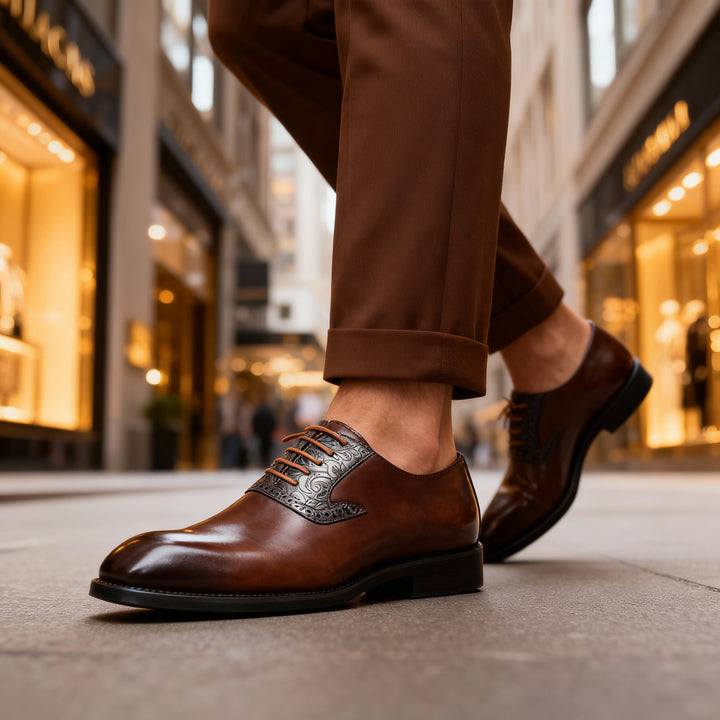 Theodore Engraved Derbies