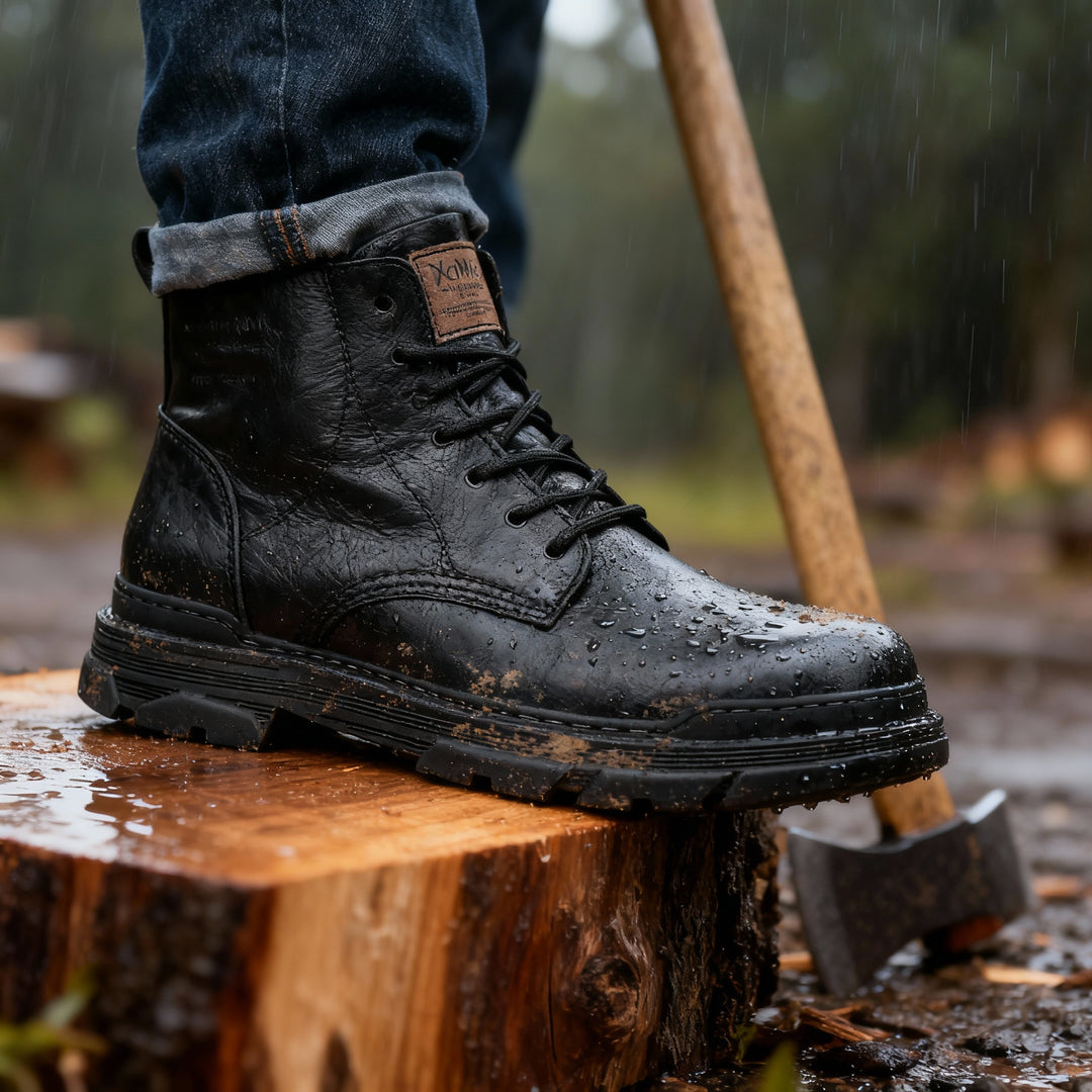 Apache Leather Chukka Boots
