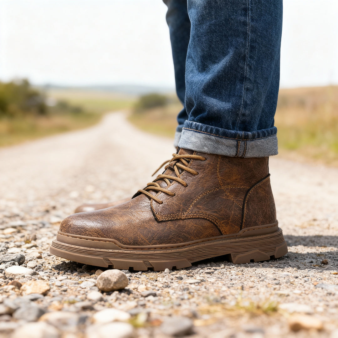 Apache Leather Chukka Boots
