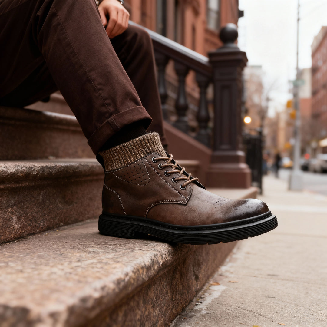 Roger Hilton Collar Boots