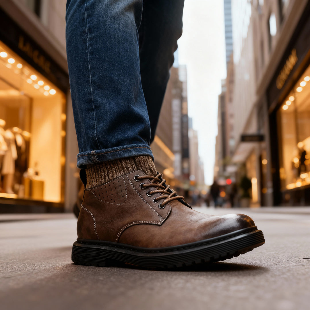 Roger Hilton Collar Boots